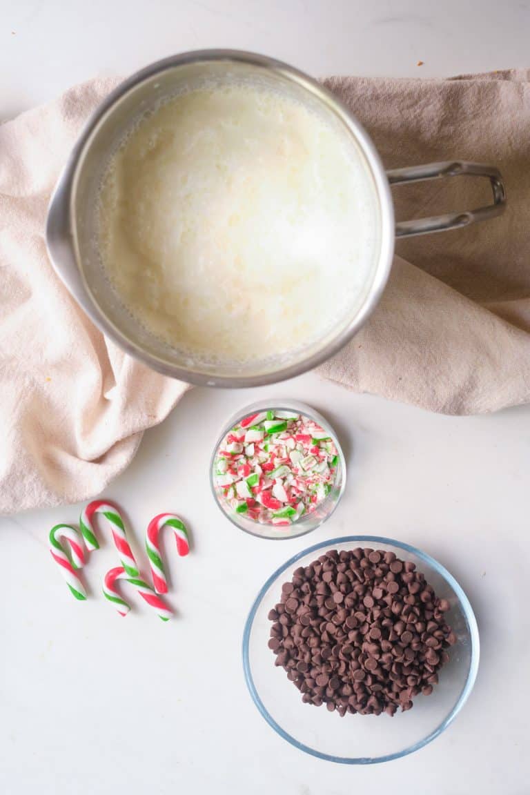 Peppermint Hot Chocolate • You Say Potatoes