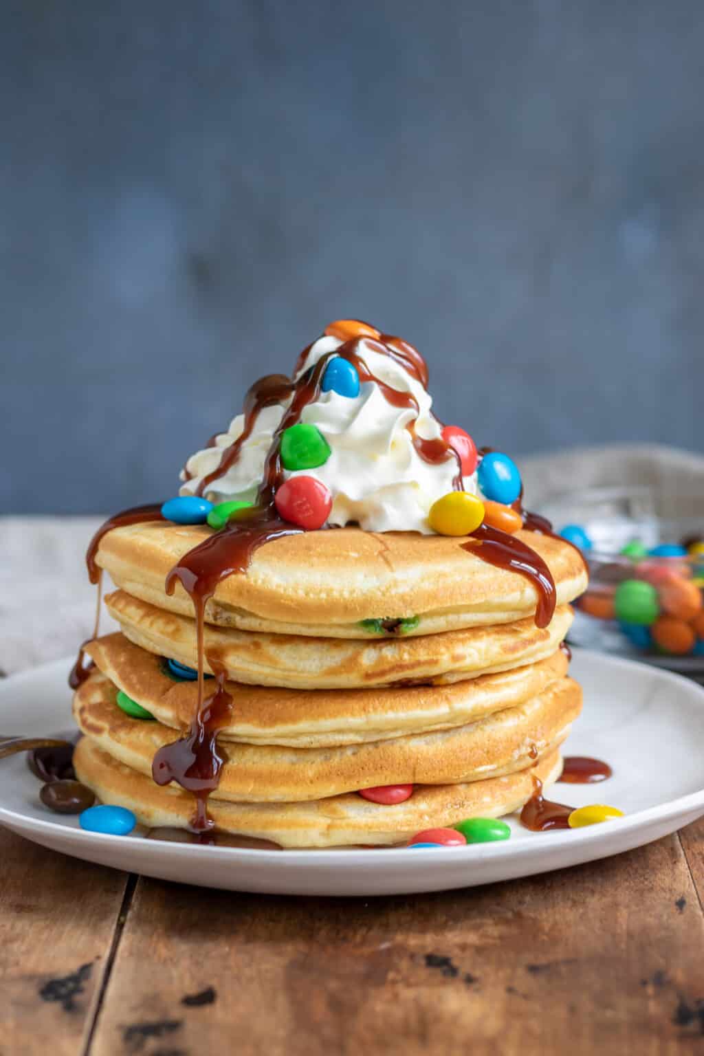 M&M Pancakes • You Say Potatoes