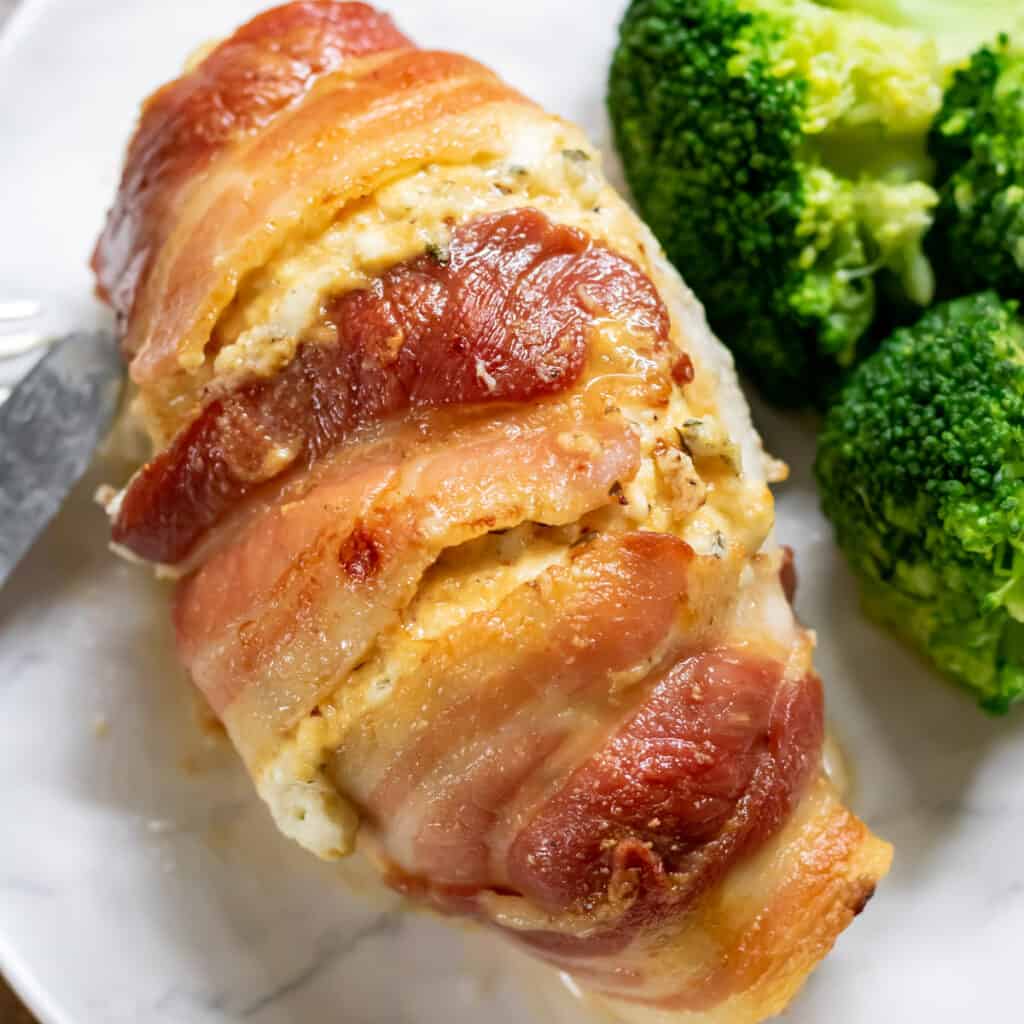 Bacon Wrapped Chicken with Cream Cheese • You Say Potatoes