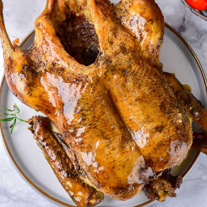 Glazed Roasted Duck • You Say Potatoes