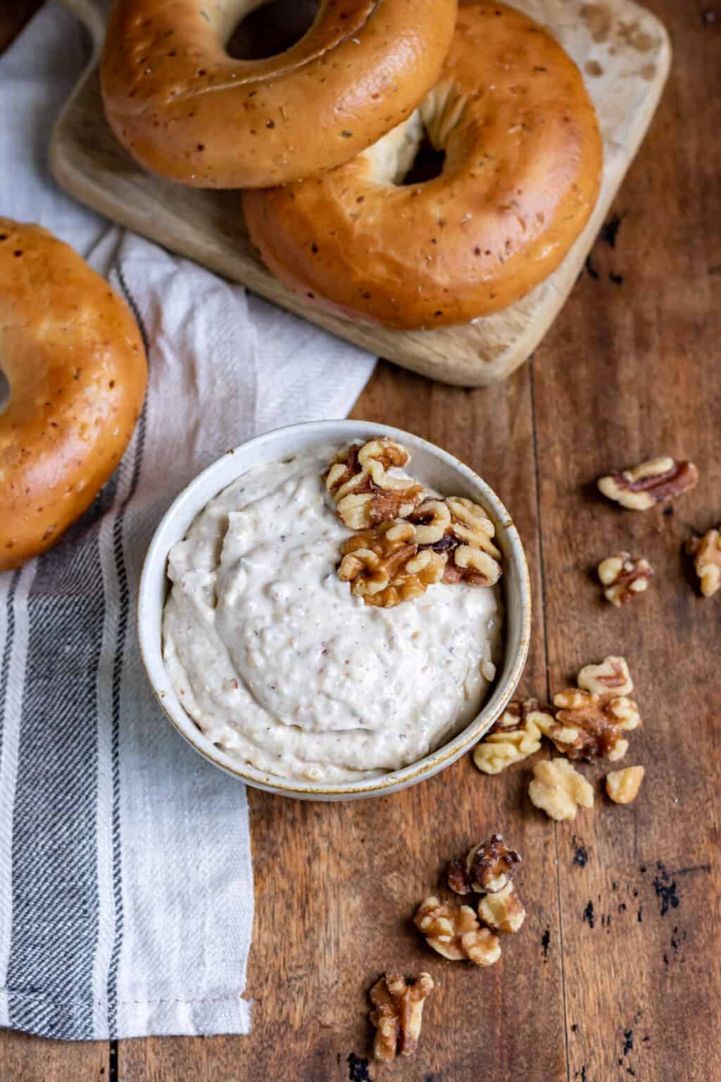 Honey Walnut Cream Cheese (Panera Copycat) • You Say Potatoes