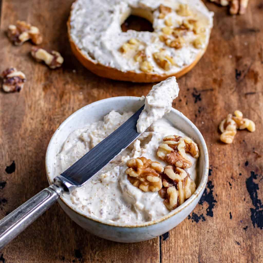 Honey Walnut Cream Cheese (Panera Copycat) • You Say Potatoes