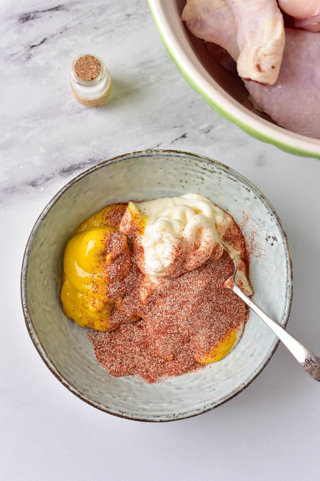 Mustard Mayonnaise Chicken Drumsticks • You Say Potatoes