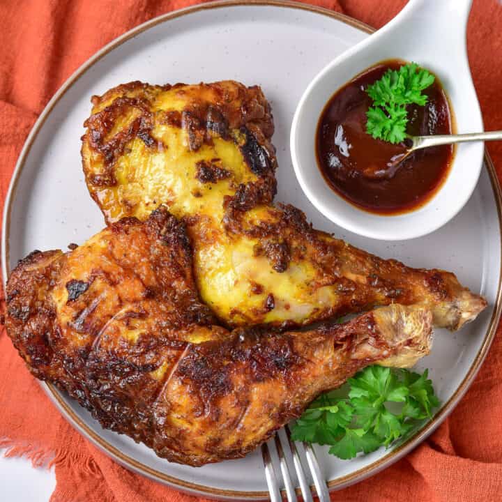 Garlic Parmesan Chicken Thighs • You Say Potatoes