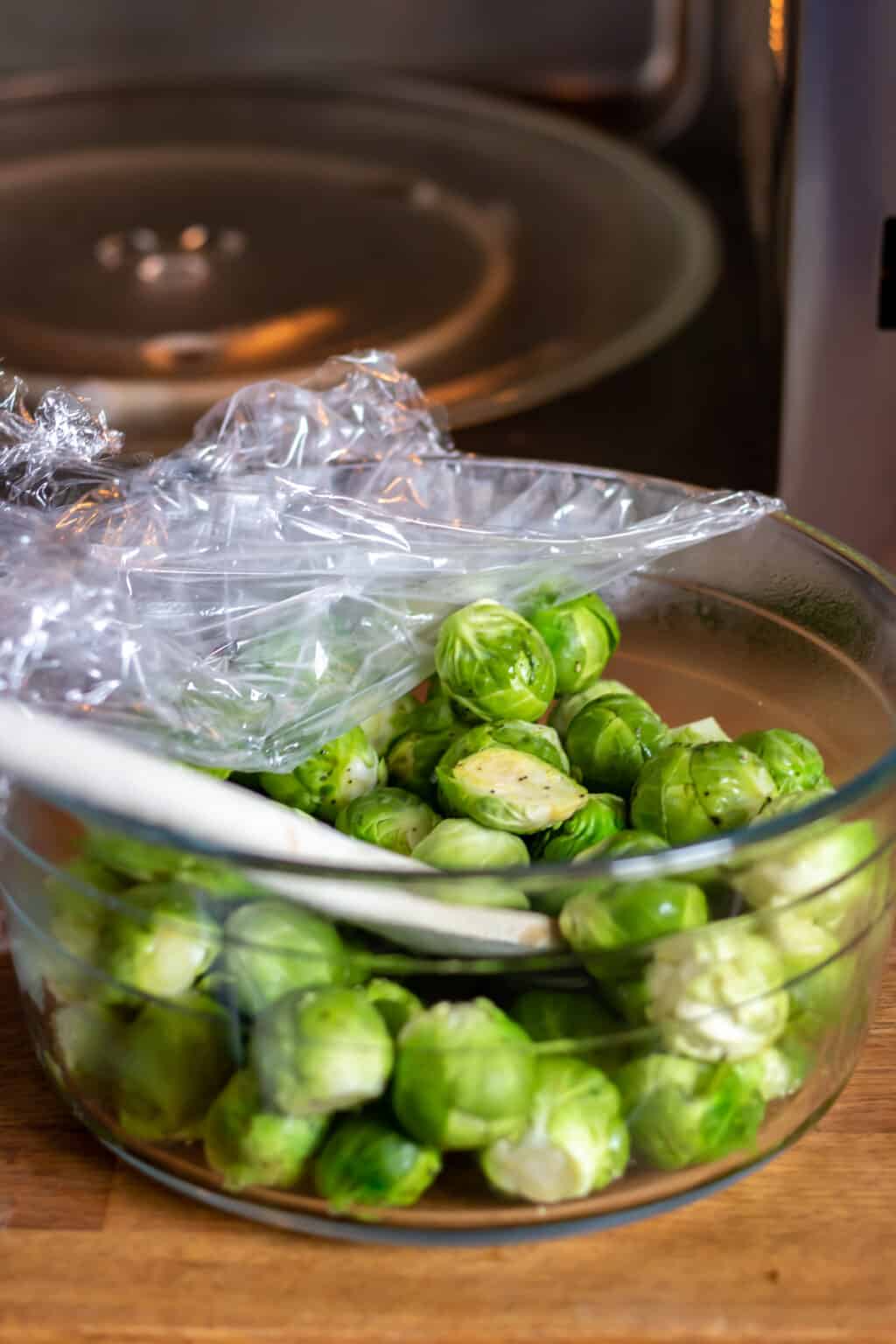 Microwave Brussels Sprouts • You Say Potatoes