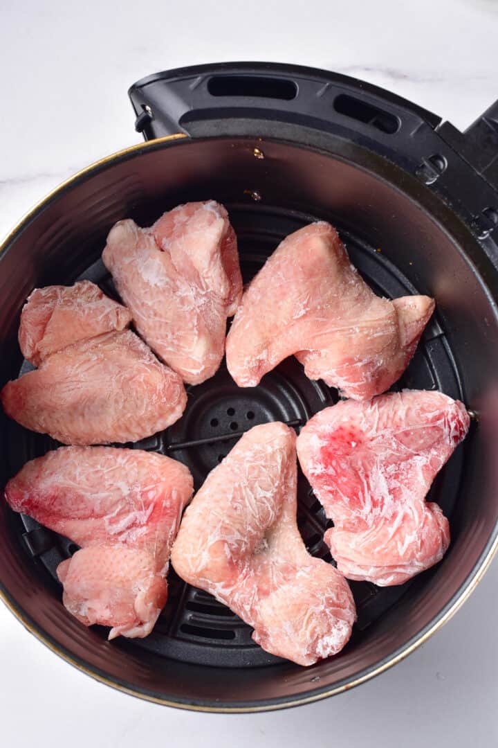 Air Fryer Frozen Chicken Wings • You Say Potatoes