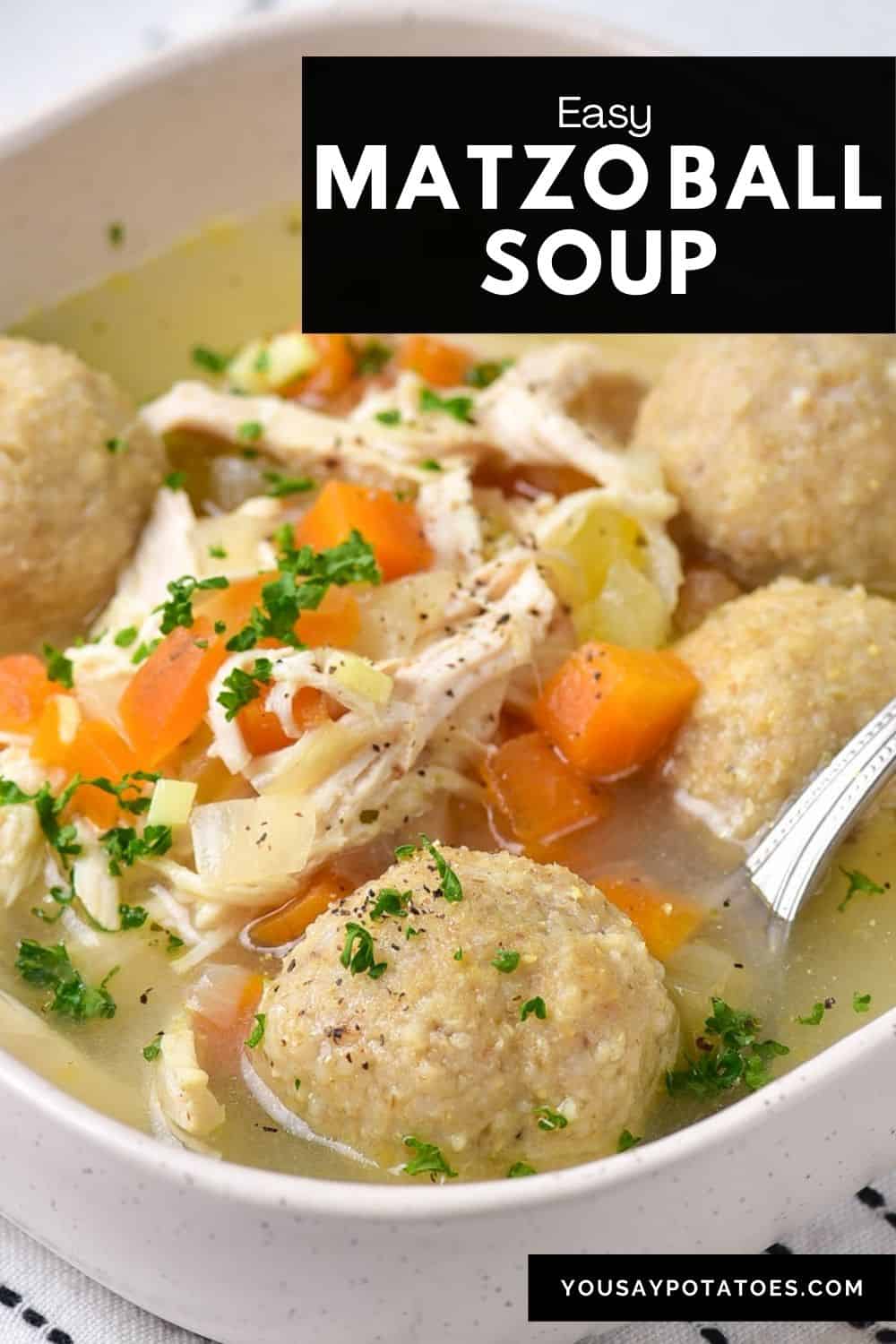 Matzo Ball Soup • You Say Potatoes