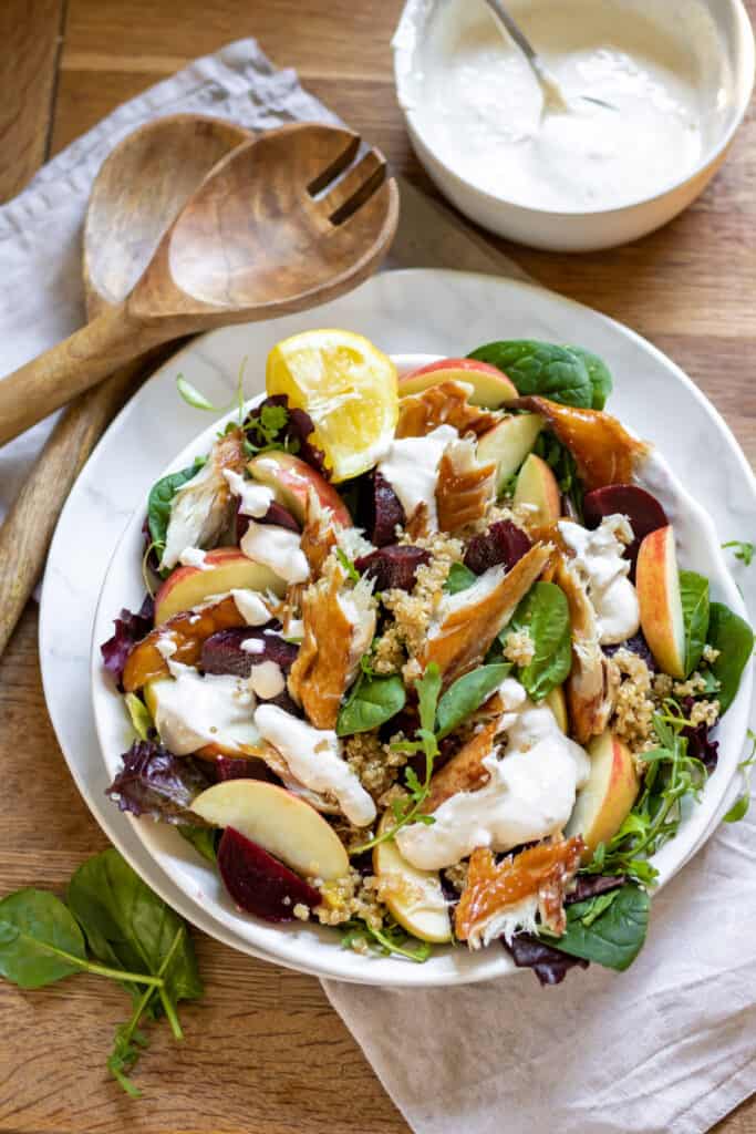 Smoked Mackerel Salad with Horseradish Dressing • You Say Potatoes