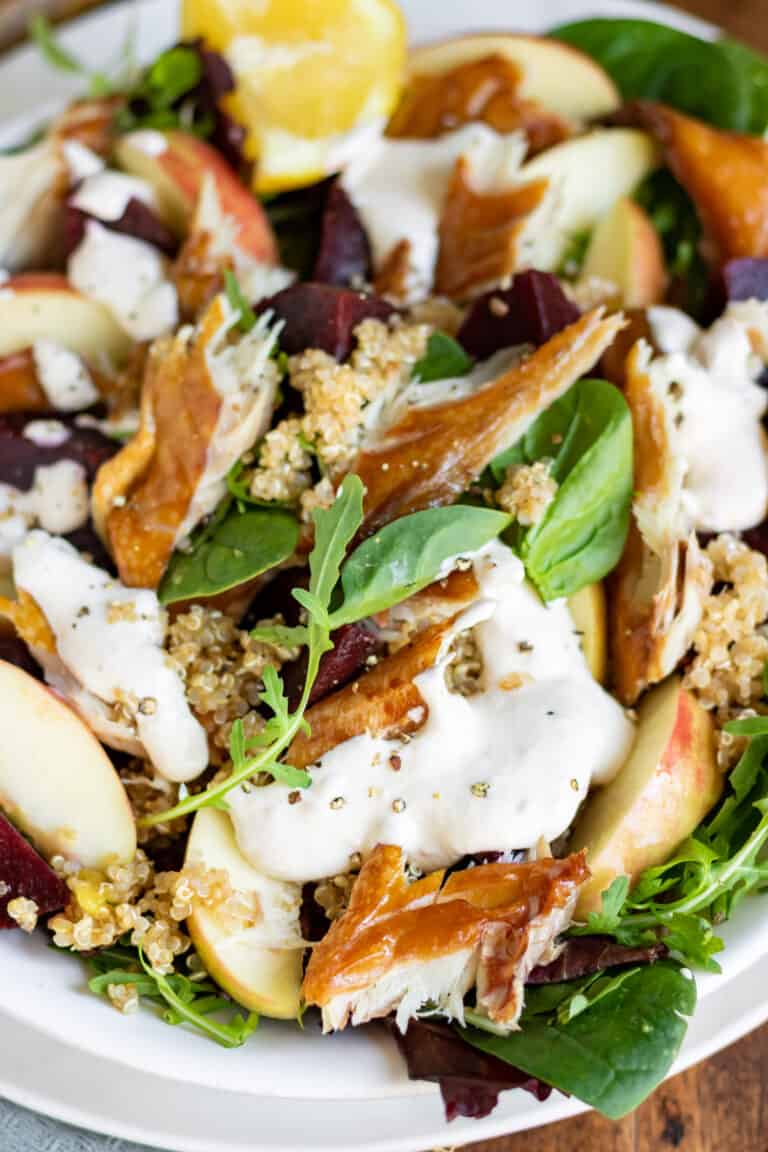 Smoked Mackerel Salad with Horseradish Dressing • You Say Potatoes